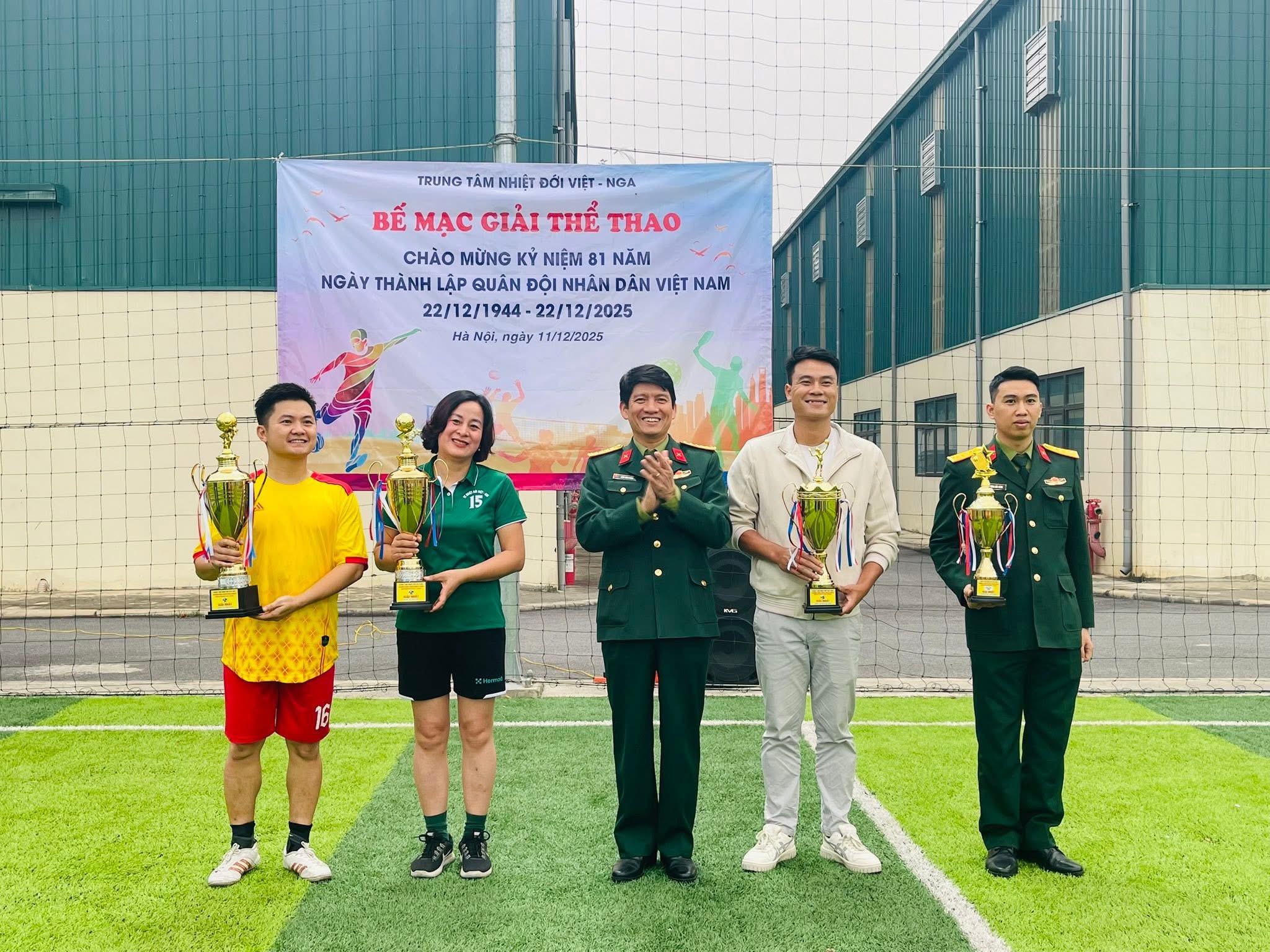 Sôi nổi các hoạt động thi đấu thể thao Chào mừng kỷ niệm 81 năm Ngày thành lập Quân đội nhân dân Việt Nam